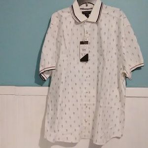 SALE NWT Mens G-Net Button Down Shirt. Size 3XL